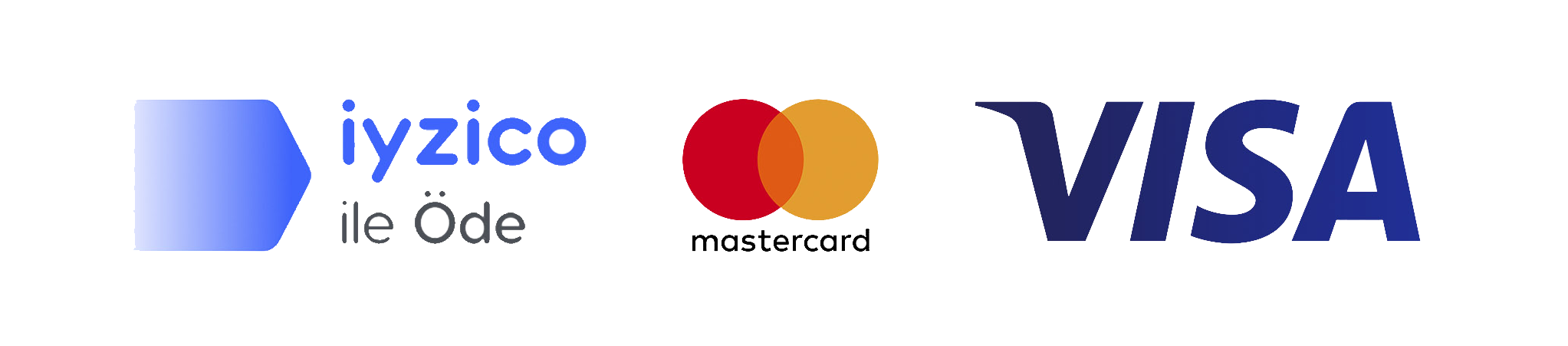 iyzico ile Öde · Mastercard · Visa